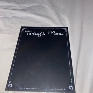 Menu chalkboard stand